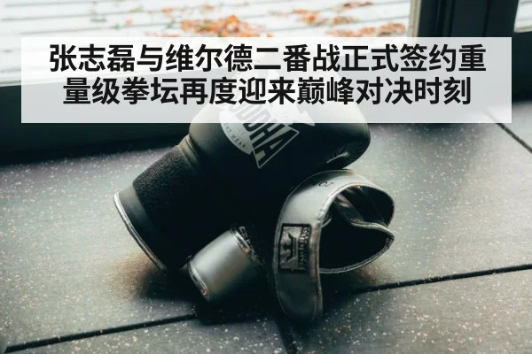 张志磊与维尔德二番战正式签约重量级拳坛再度迎来巅峰对决时刻